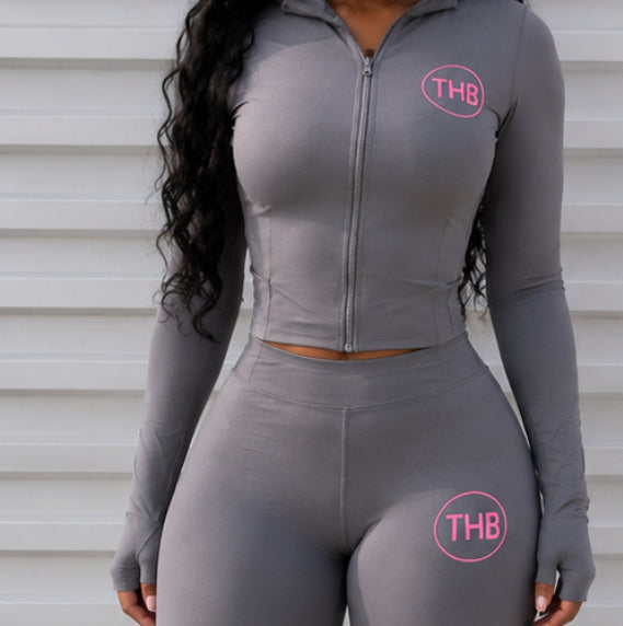 TruckHer Brand♡︎ Signature Set – Grey & Pink