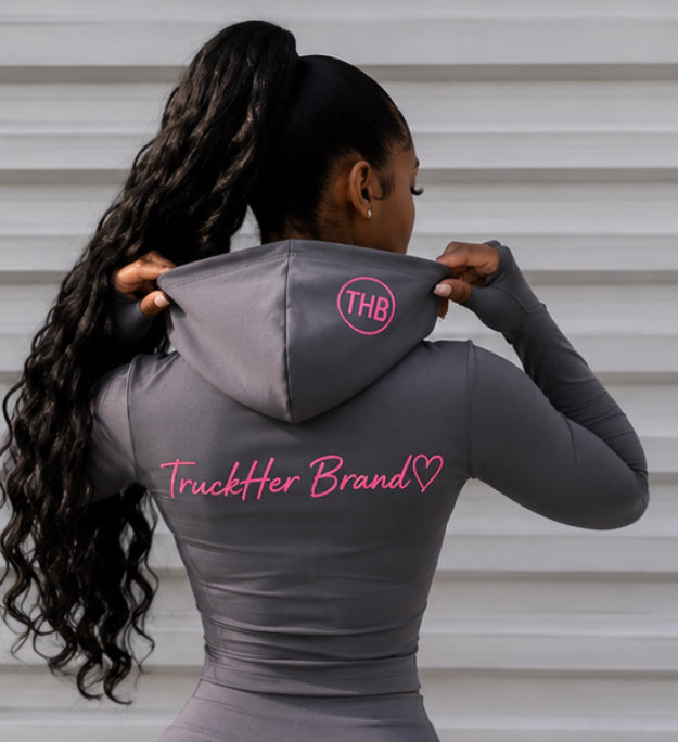 TruckHer Brand♡︎ Signature Set – Grey & Pink