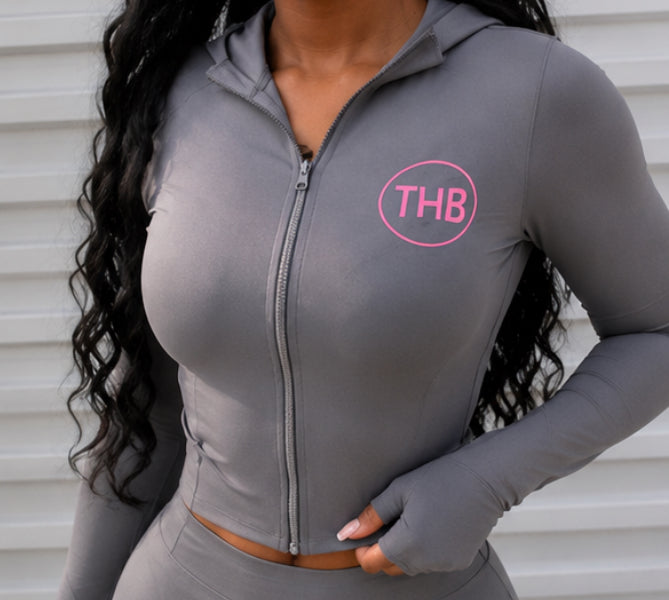 TruckHer Brand♡︎ Signature Set – Grey & Pink