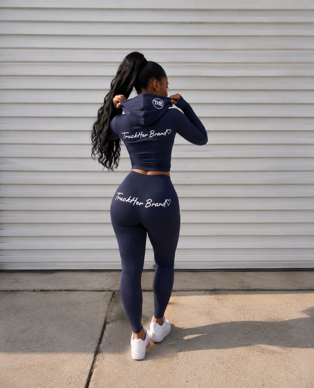 TruckHer Brand♡ Signature Set – Navy & White